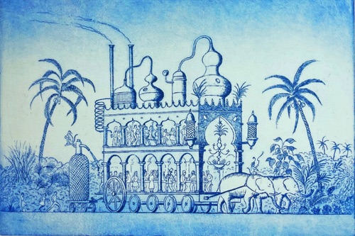 GIN PALACE
etching & aquatint 30 x 20 cm
£185